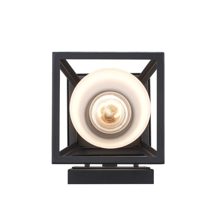 Trans Globe 1 Lt Wall Lantern Inner - Black