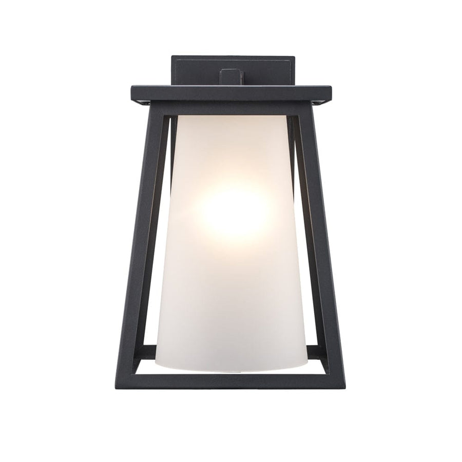 Trans Globe 1 Lt Wall Lantern Inner - Black