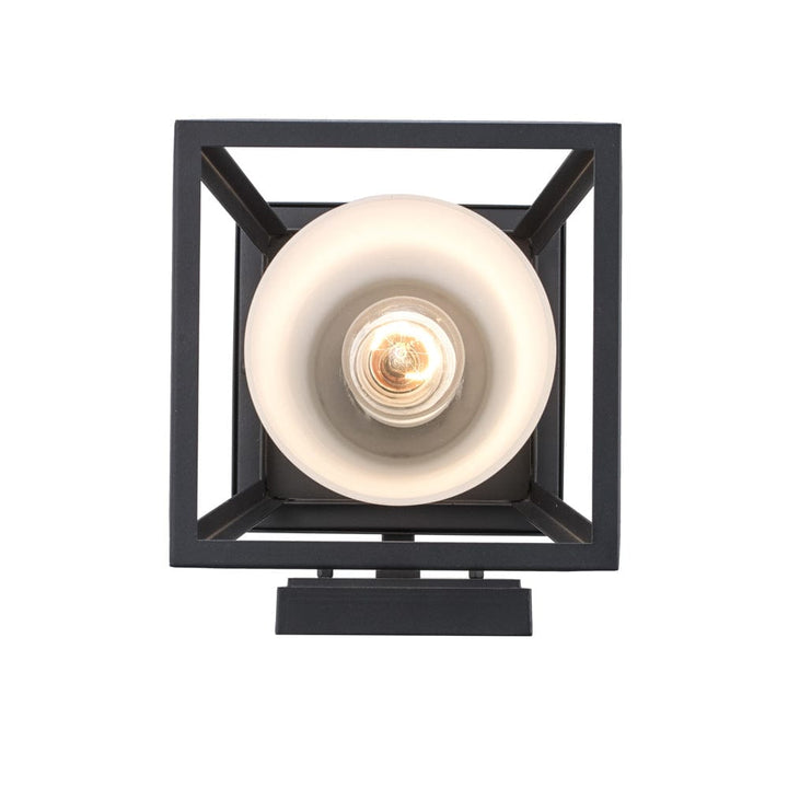 Trans Globe 1 Lt Wall Lantern Inner - Black