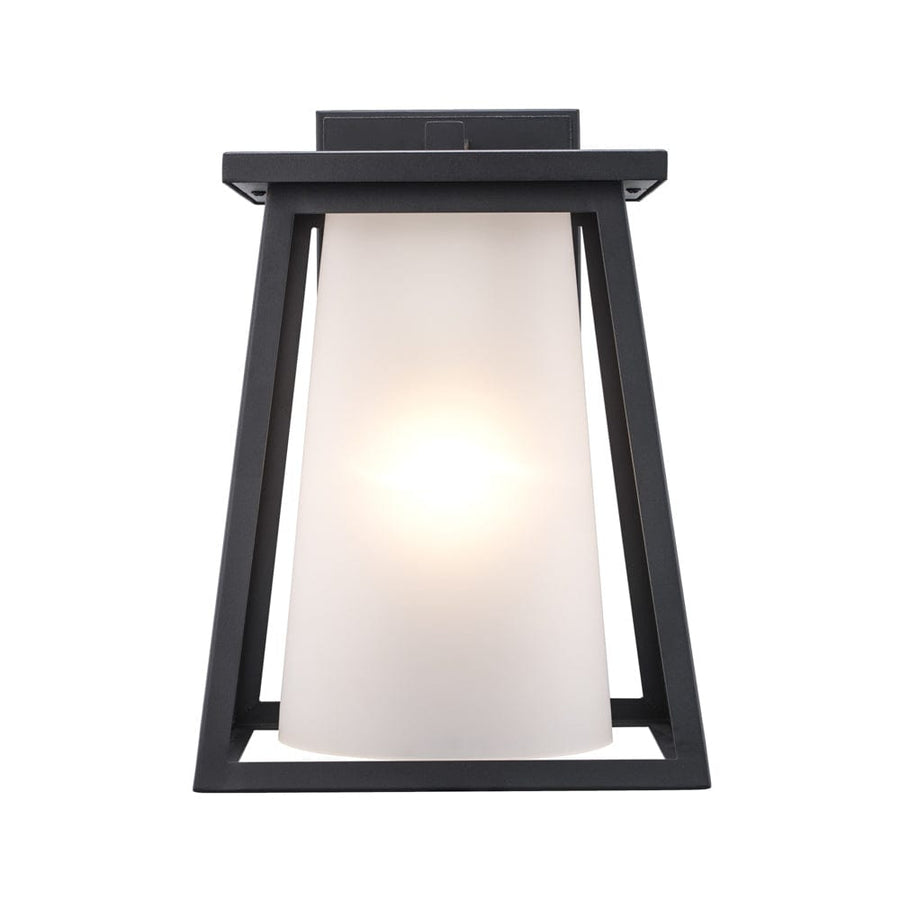 Trans Globe 1 Lt Wall Lantern Inner - Black