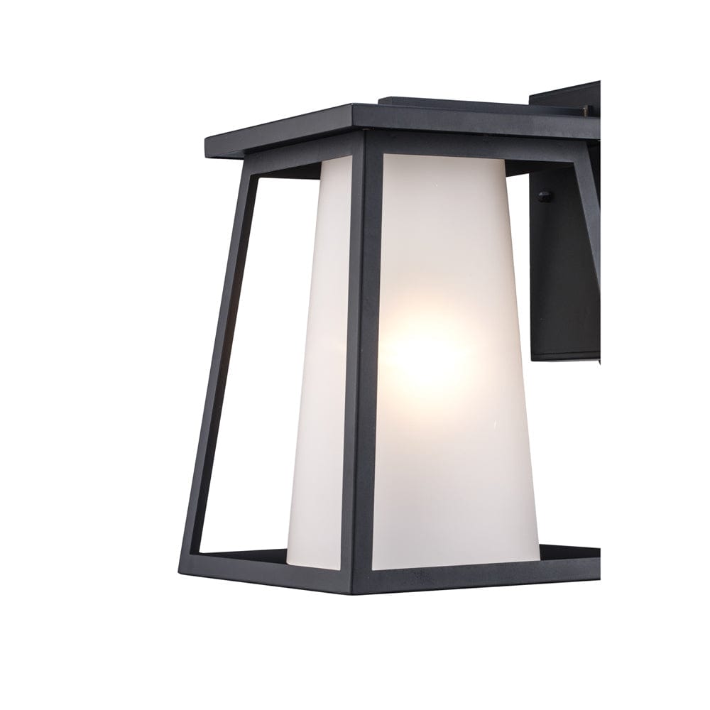 Trans Globe 1 Lt Wall Lantern Inner - Black
