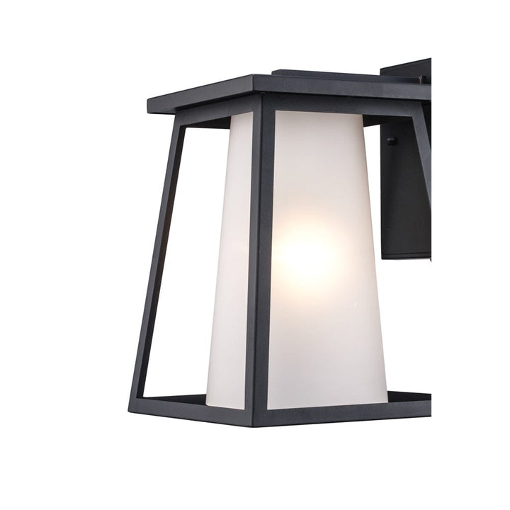 Trans Globe 1 Lt Wall Lantern Inner - Black
