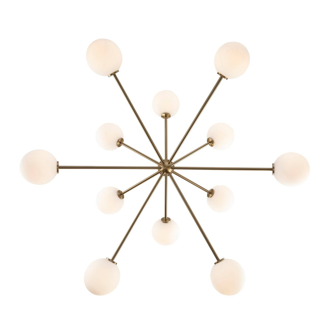 Trans Globe 12 -  Haskell  Light Sputnik Globes - Antique Gold