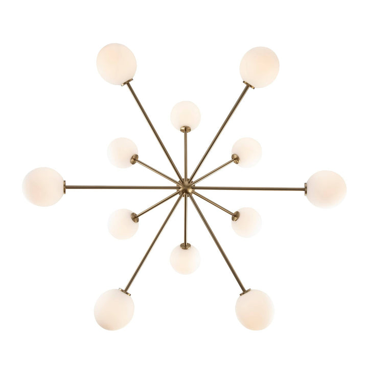 Trans Globe 12 -  Haskell  Light Sputnik Globes - Antique Gold