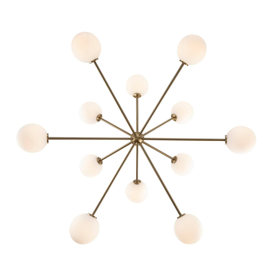 Trans Globe 12 -  Haskell  Light Sputnik Globes - Antique Gold