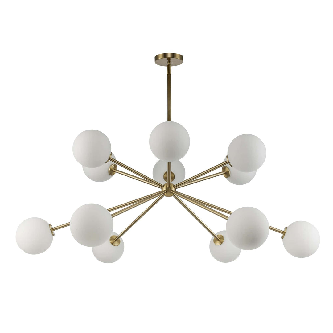 Trans Globe 12 -  Haskell  Light Sputnik Globes - Antique Gold