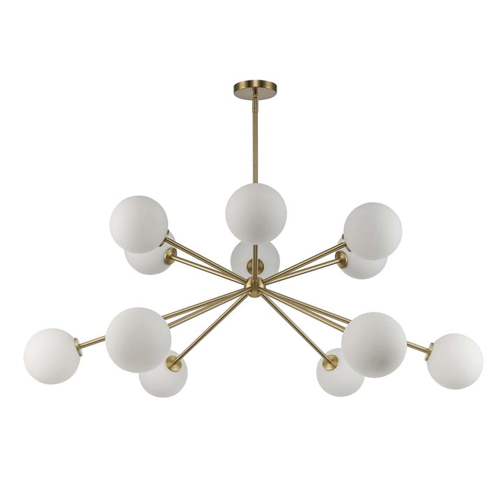 Trans Globe 12 -  Haskell  Light Sputnik Globes - Antique Gold