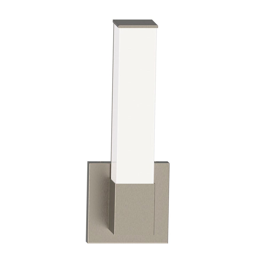 Trans Globe 14" Led Wall Sconce Square - Brushed Nickel