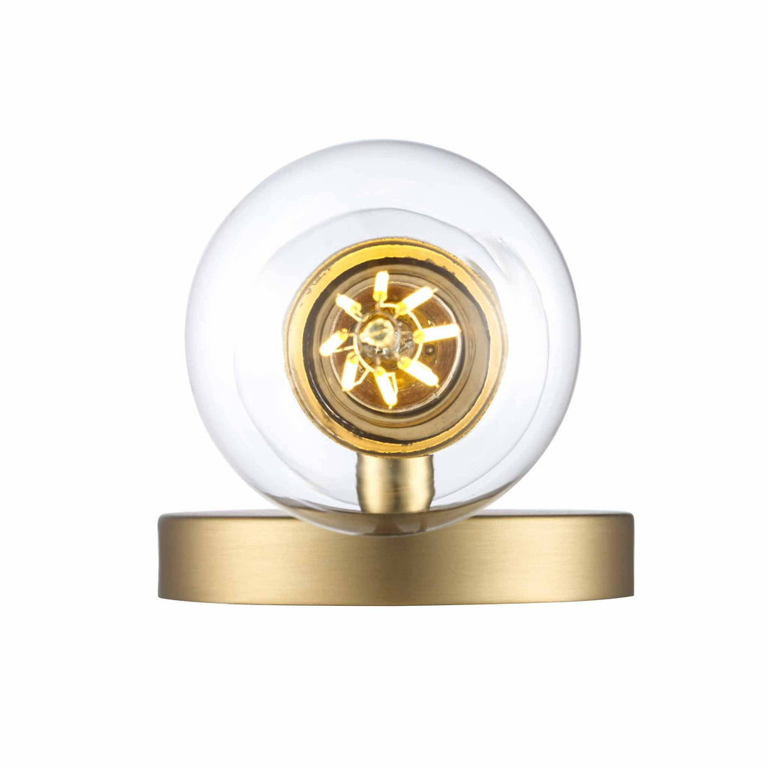 Trans Globe 2-Light Bare Bulb Indoor Wall Sconce Industrial - Antique Gold