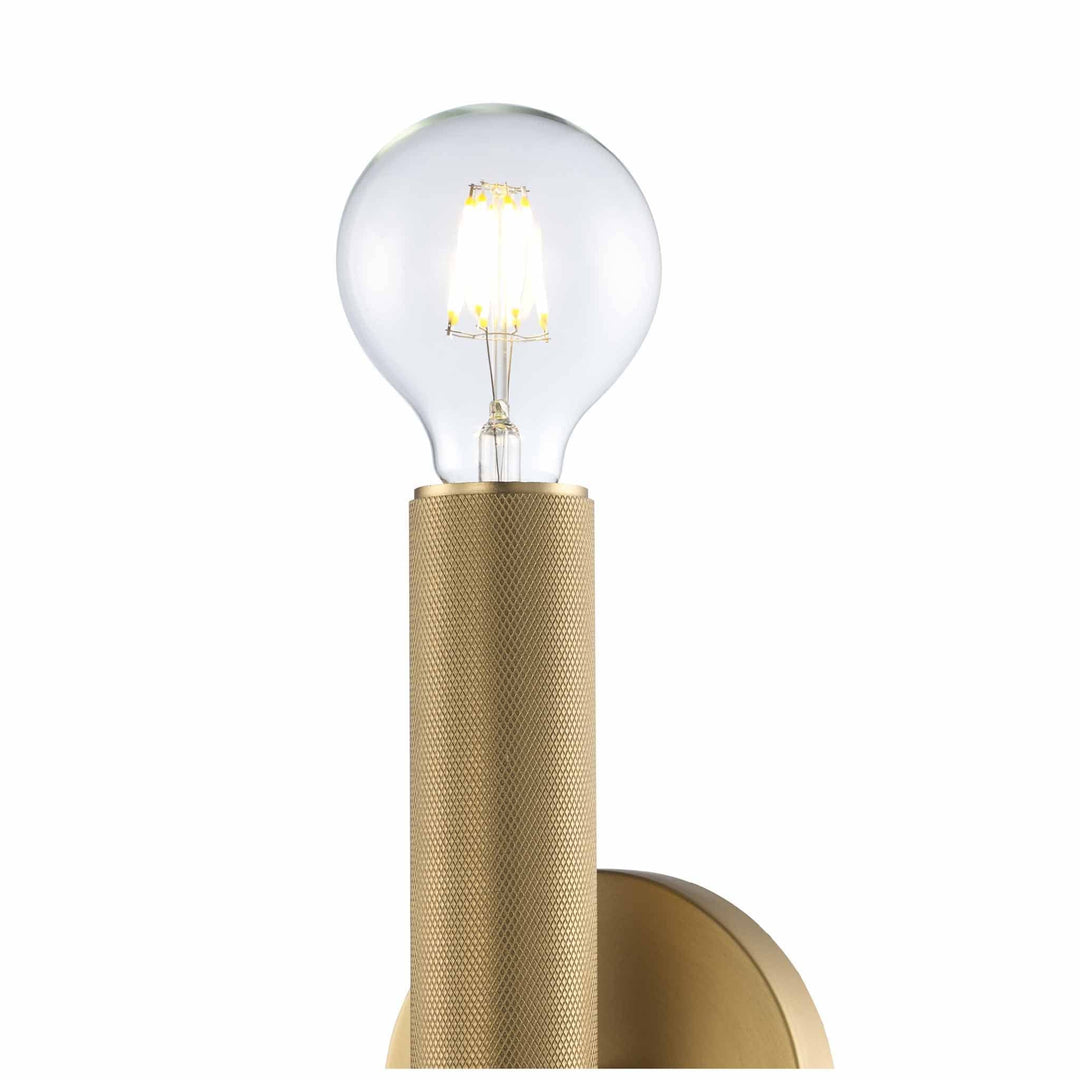 Trans Globe 2-Light Bare Bulb Indoor Wall Sconce Industrial - Antique Gold