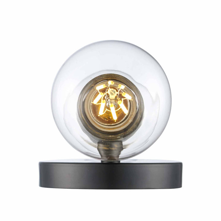 Trans Globe 2-Light Bare Bulb Indoor Wall Sconce Industrial - Black