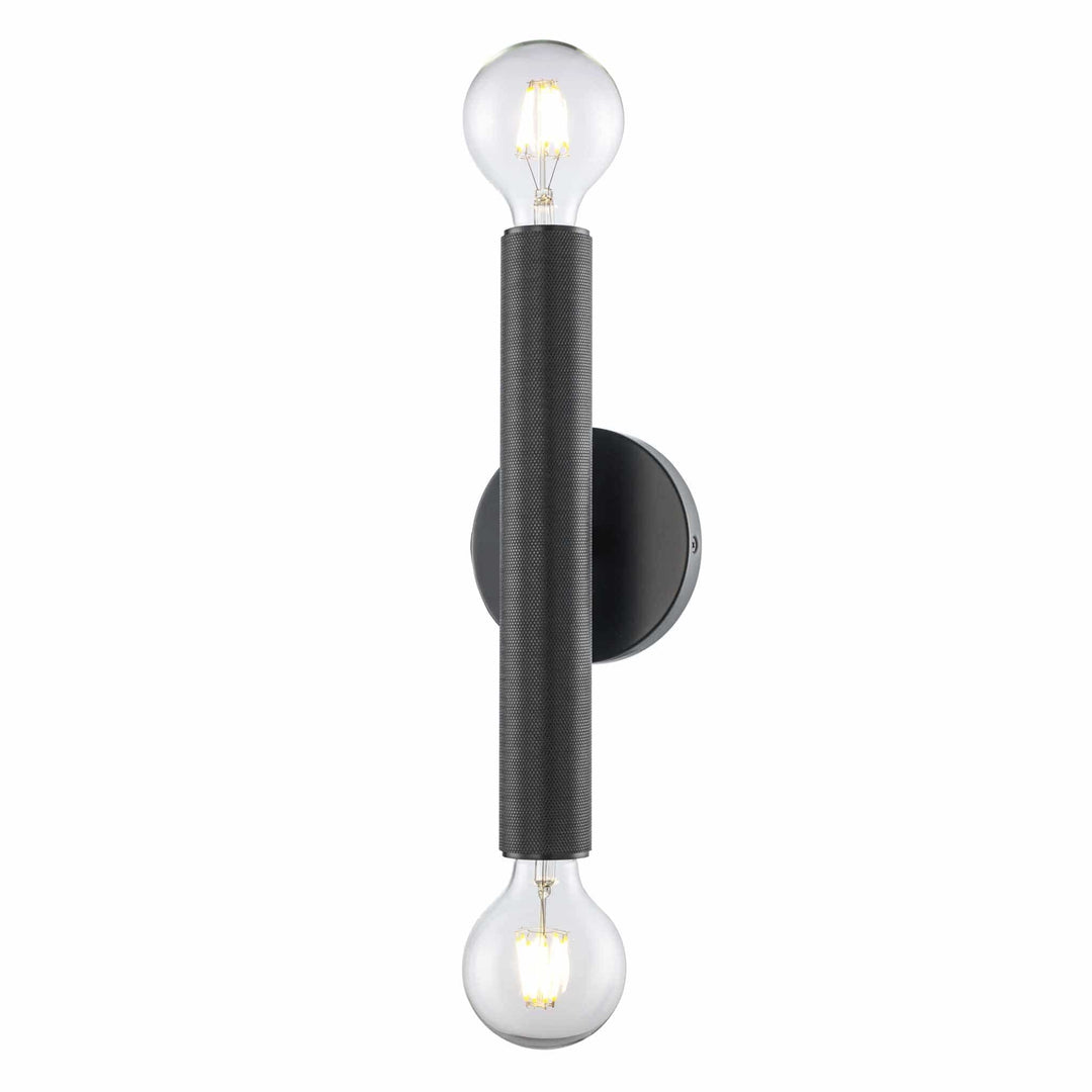 Trans Globe 2-Light Bare Bulb Indoor Wall Sconce Industrial - Black