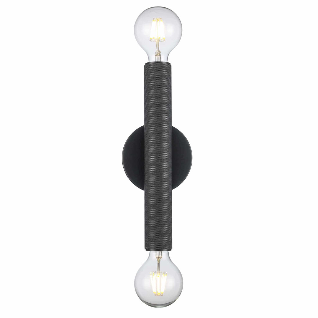 Trans Globe 2-Light Bare Bulb Indoor Wall Sconce Industrial - Black