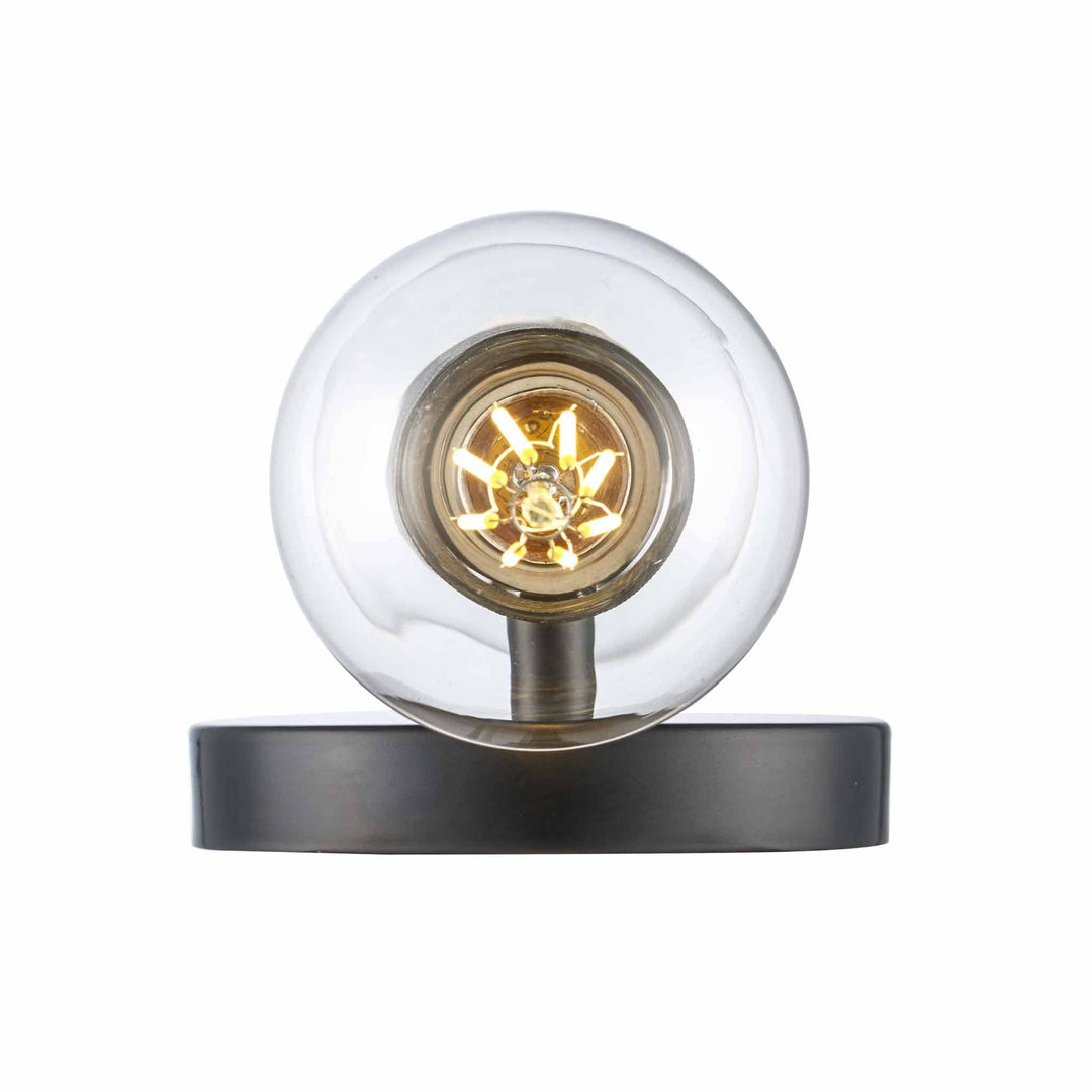 Trans Globe 2-Light Bare Bulb Indoor Wall Sconce Industrial Knurled - Black