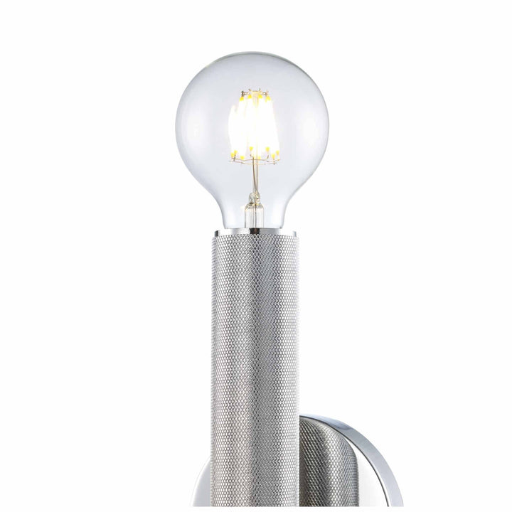 Trans Globe 2-Light Bare Bulb Indoor Wall Sconce Industrial - Polished Chrome