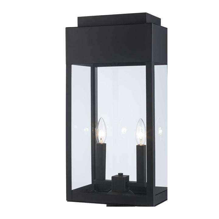 Trans Globe 2 Lt Post Top Flat - Black