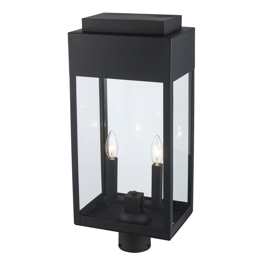 Trans Globe 2 Lt Post Top Flat - Black