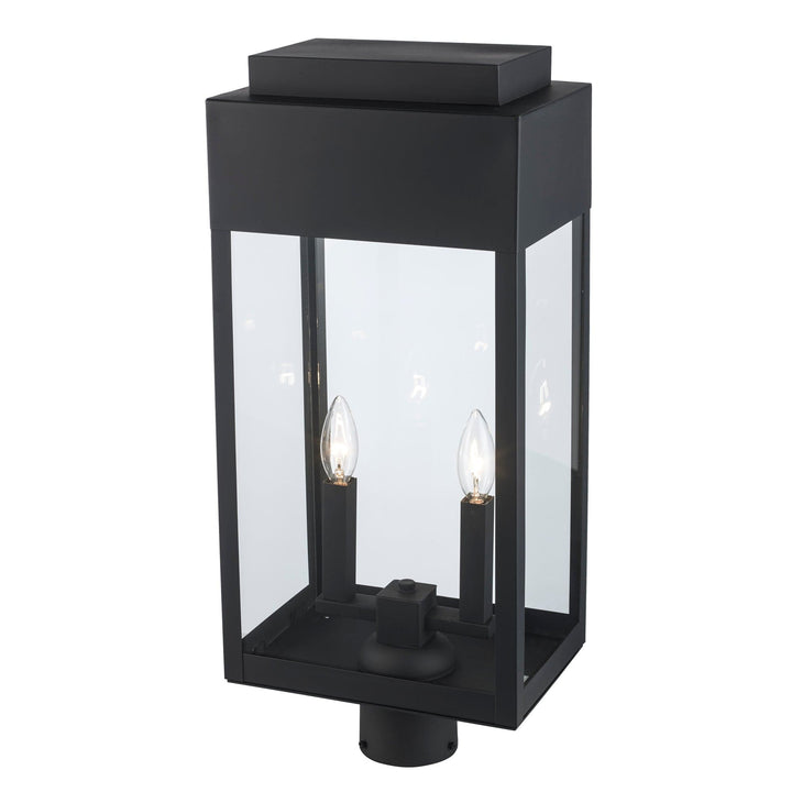 Trans Globe 2 Lt Post Top Flat - Black