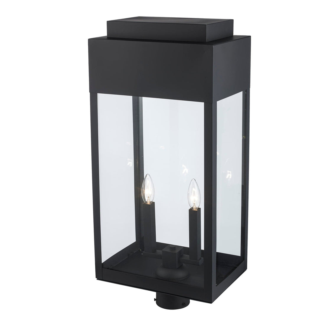 Trans Globe 2 Lt Post Top Flat - Black