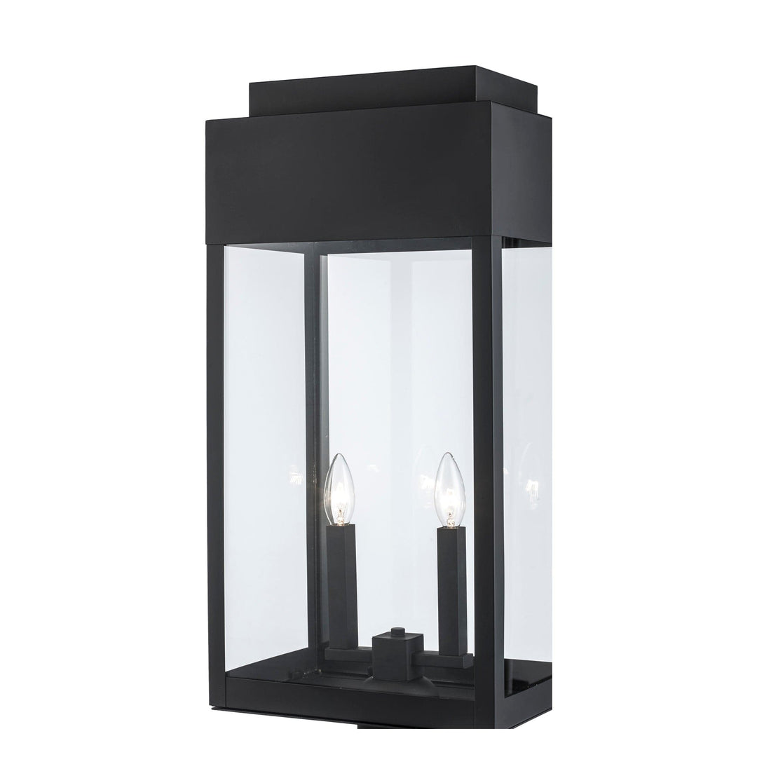 Trans Globe 2 Lt Post Top Flat - Black