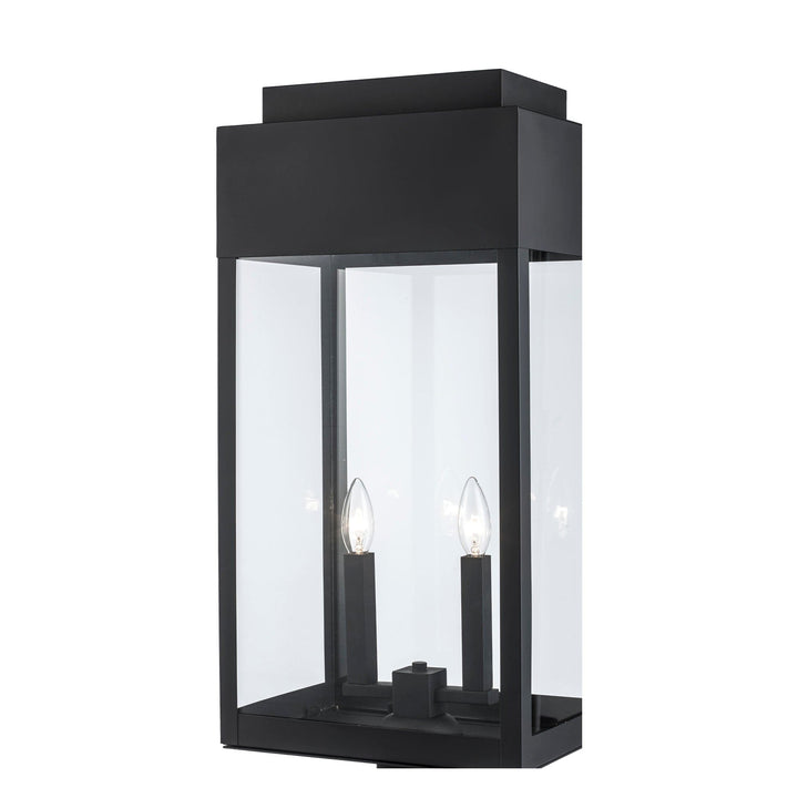 Trans Globe 2 Lt Post Top Flat - Black