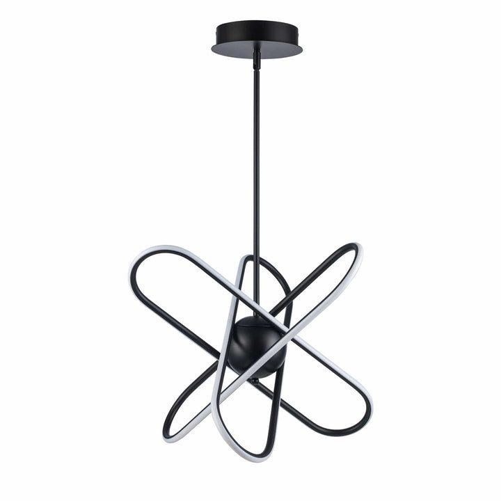 Trans Globe 21"LED Modern Skylar Atom Burst - Black