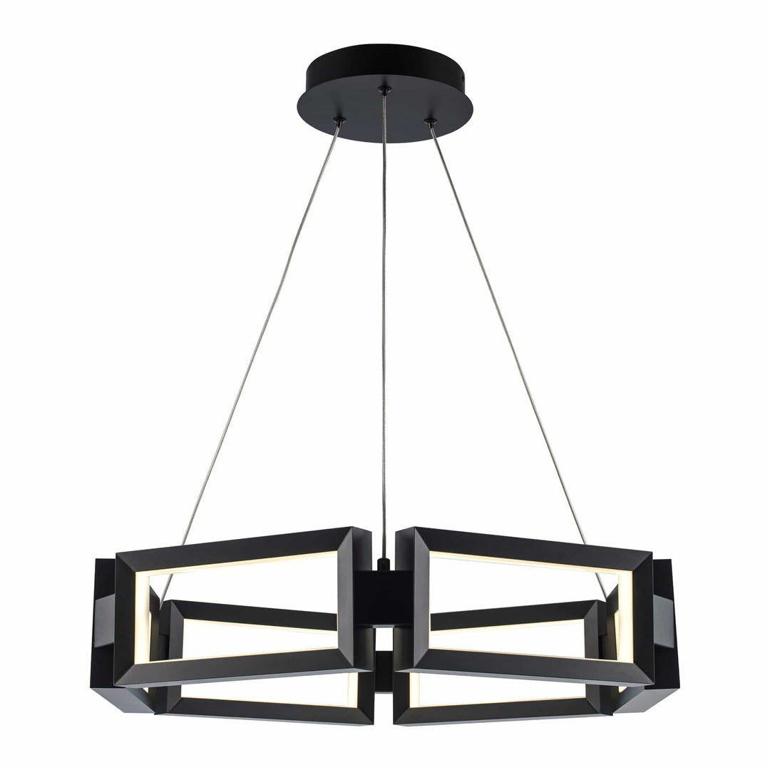 Trans Globe 25 Nightingale LED Rectangle - Black
