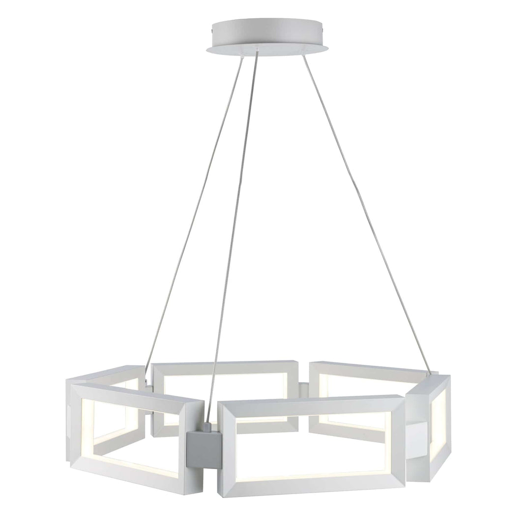 Trans Globe 25 Nightingale LED Rectangle - White