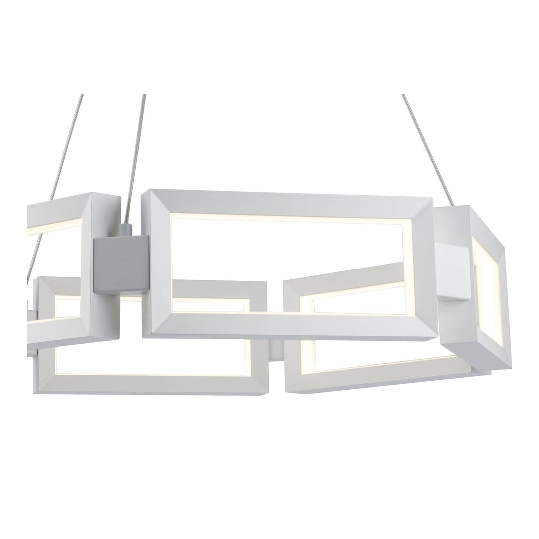 Trans Globe 25 Nightingale LED Rectangle - White