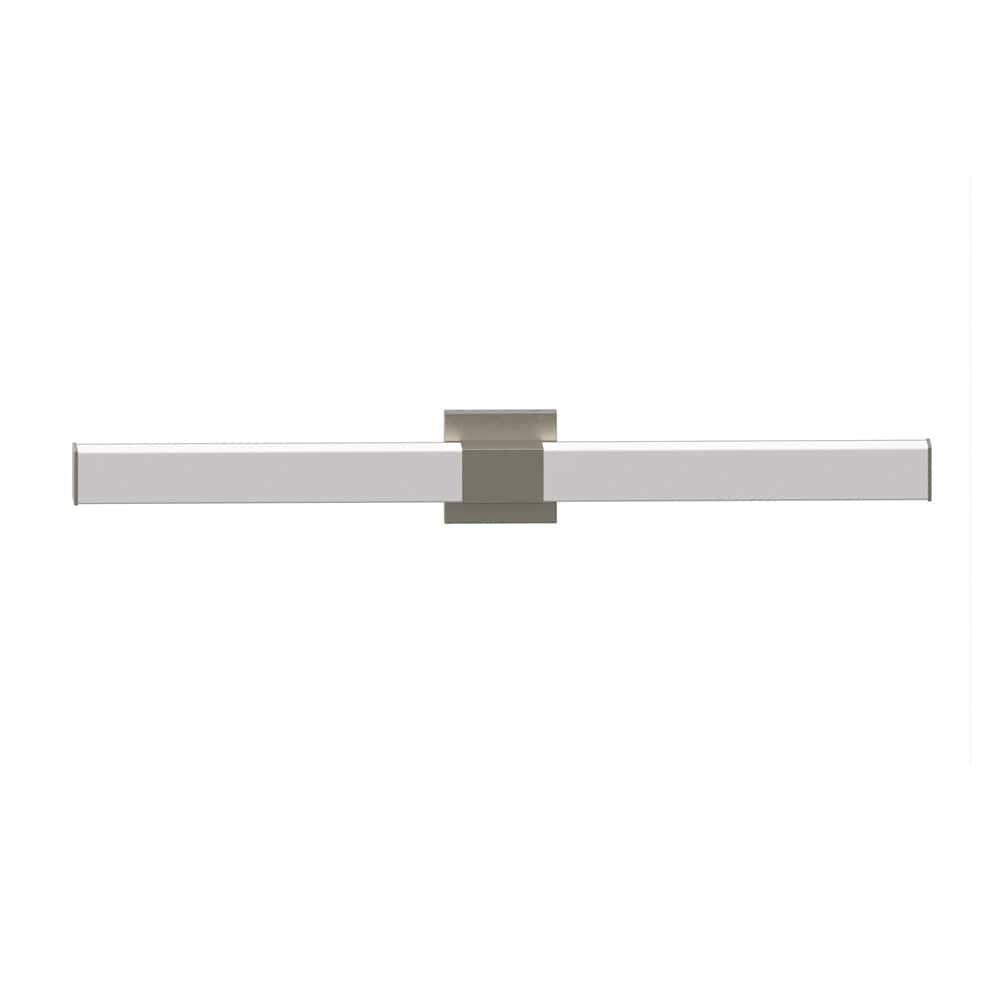 Trans Globe 36" Led  Linear Vanity Square - Brushed Nickel