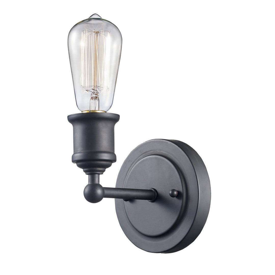 Trans Globe 5" wide Sconce Edison Classic - Rubbed Oil Bronze