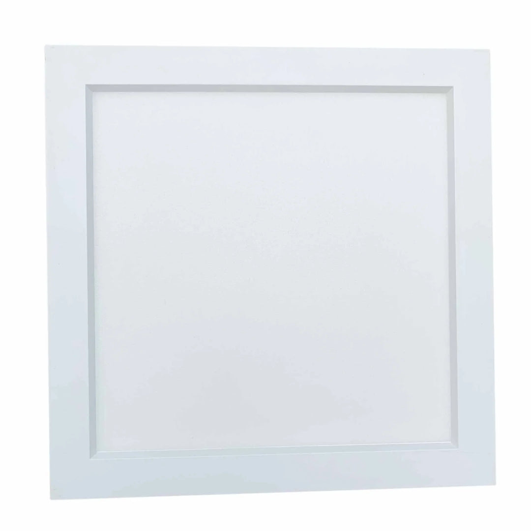 Trans Globe 6.5 In. Vanowen Too Flush Mount Square LED Ceiling Light with Frosted White Glass Lens - White