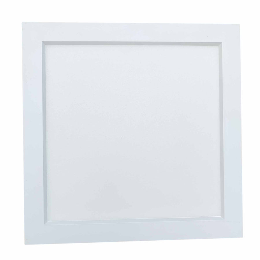 Trans Globe 6.5 In. Vanowen Too Flush Mount Square LED Ceiling Light with Frosted White Glass Lens - White