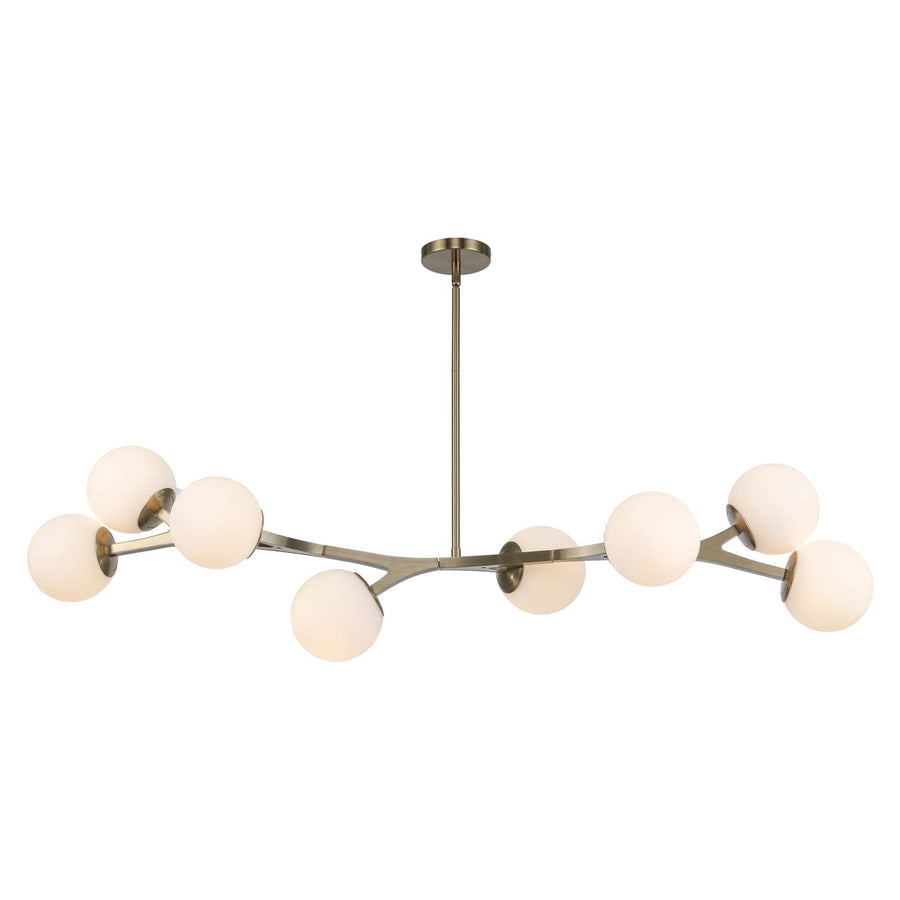 Trans Globe 8-Modern  Light Rebel Pendant Angled Arms -  Antique Gold