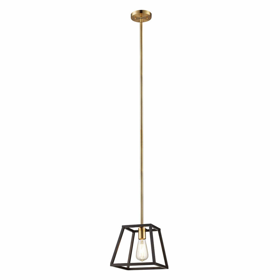 Trans Globe Adams 9.25" wide Edison Bulb Frame - Rubbed Oil Bronze