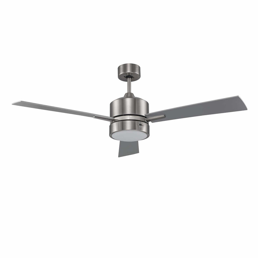 Trans Globe Arden 3-Blade Modern Ceiling Fan-Brushed Nickel