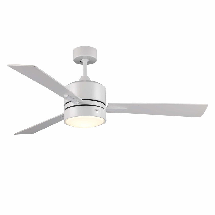 Trans Globe Arden 3-Blade Modern Ceiling Fan-White