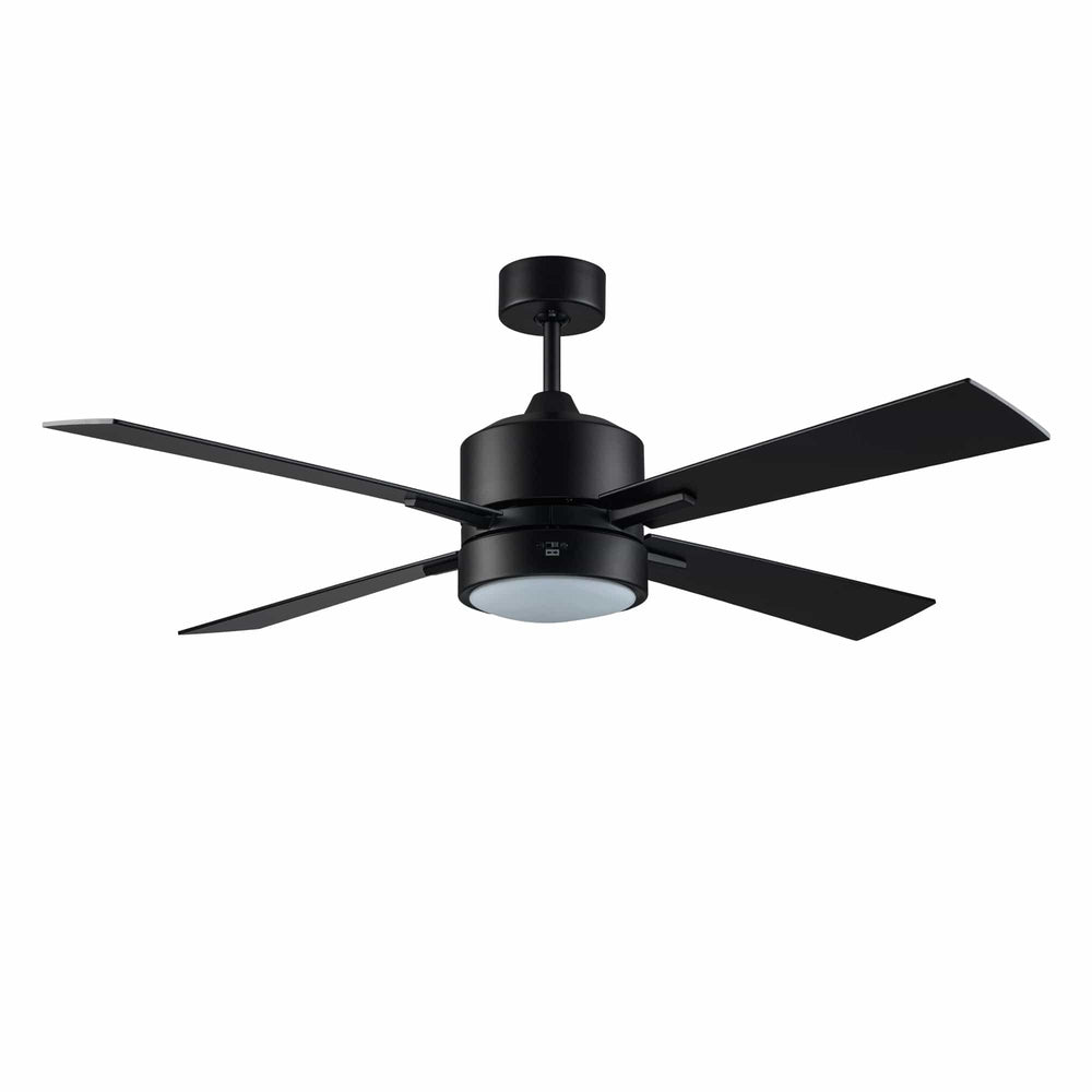 Trans Globe Arden 4-Blade Modern Ceiling Fan- Black