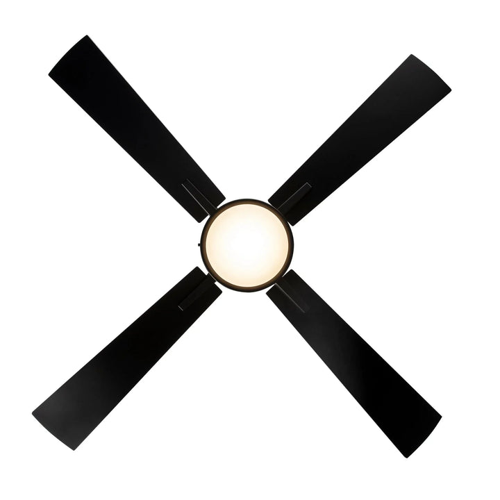 Trans Globe Arden 4-Blade Modern Ceiling Fan- Black