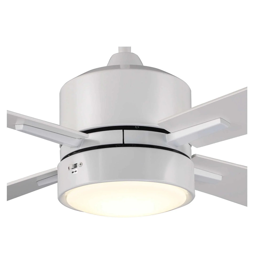 Trans Globe Arden 4-Blade Modern Ceiling Fan- White
