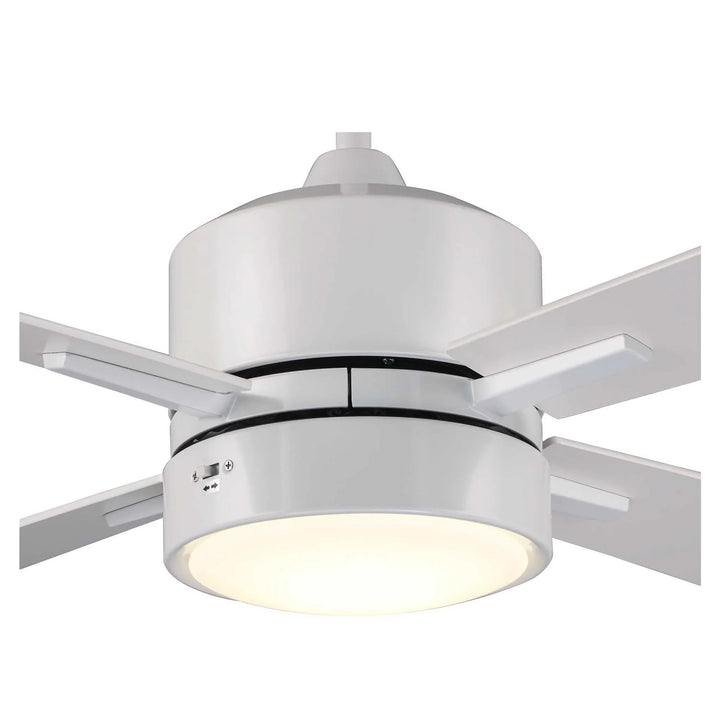 Trans Globe Arden 4-Blade Modern Ceiling Fan- White