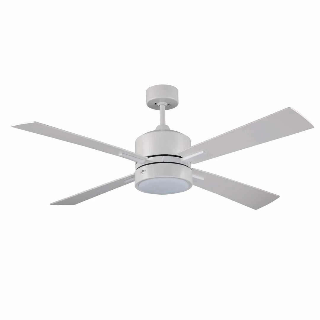 Trans Globe Arden 4-Blade Modern Ceiling Fan- White