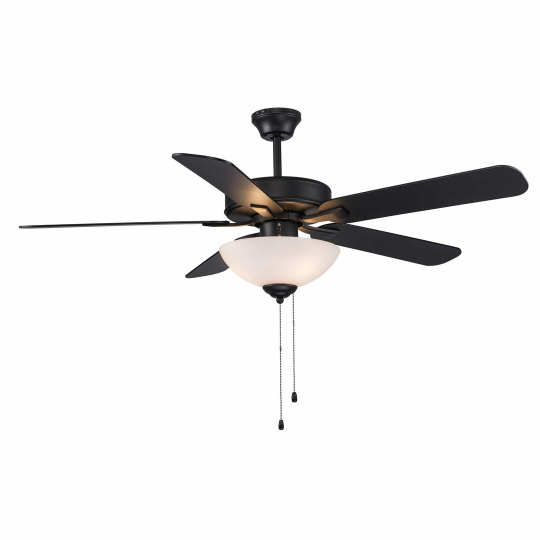 Trans Globe Arden 5-Blade Modern Ceiling Fan- Black