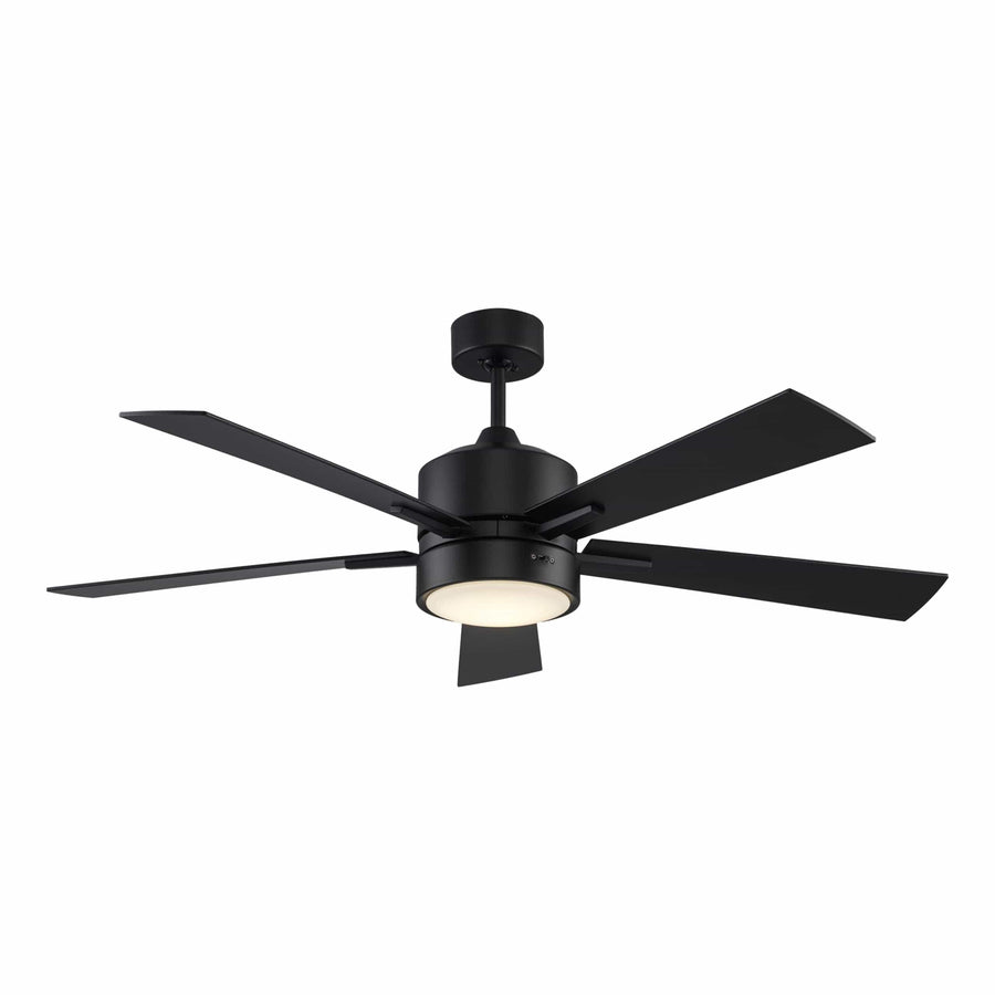 Trans Globe Arden 5-Blade Modern Ceiling Fan- Black