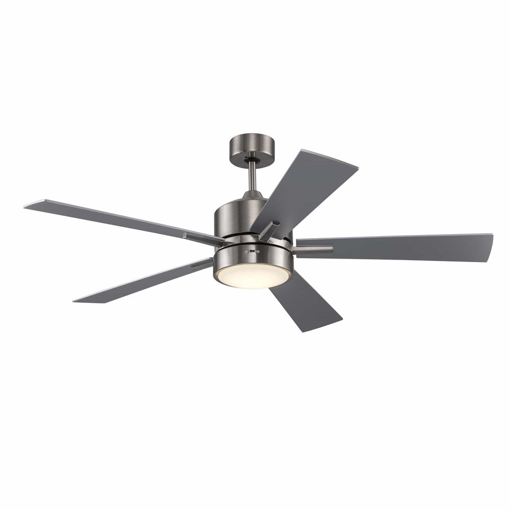 Trans Globe Arden 5-Blade Modern Ceiling Fan- Brushed Nickel