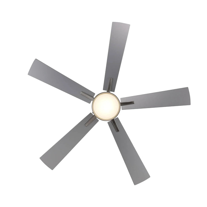 Trans Globe Arden 5-Blade Modern Ceiling Fan- Brushed Nickel