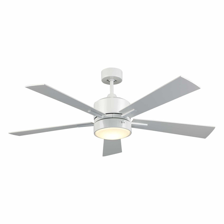 Trans Globe Arden 5-Blade Modern Ceiling Fan- White