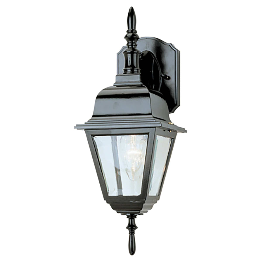 Trans Globe Argyle 16.75" Wall Lantern - Black