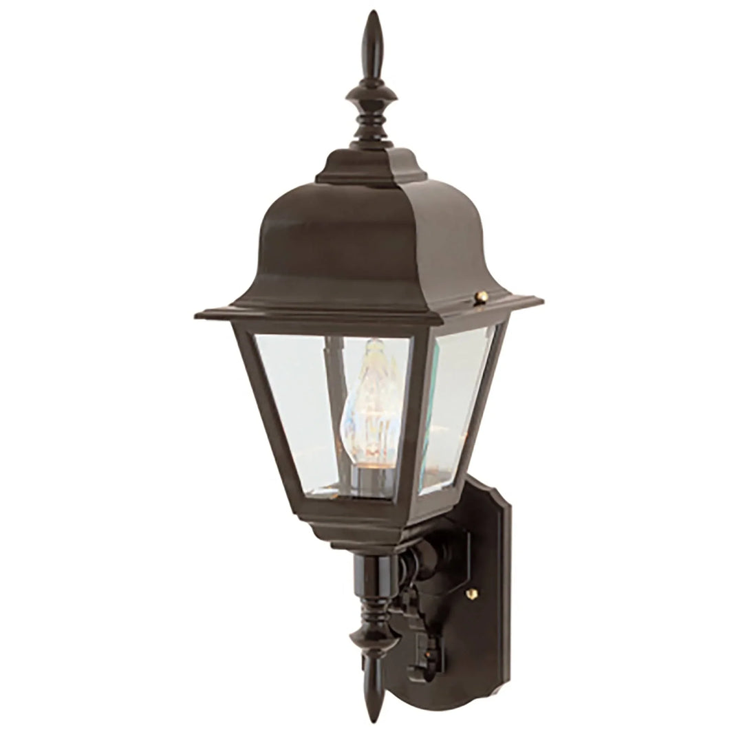 Trans Globe Argyle 16.75" Wall Lantern - Black