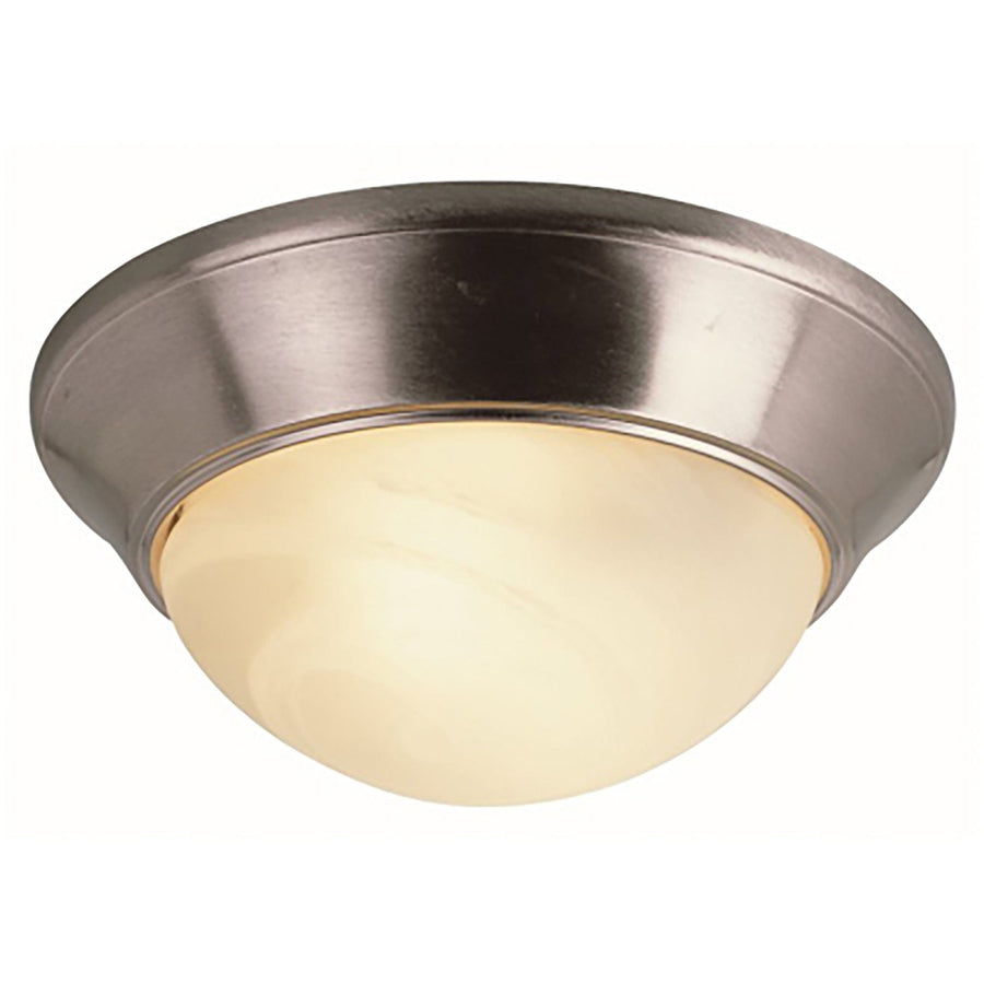 Trans Globe Athena 12" Flush Mount - Brushed Nickel